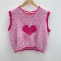 Pink heart vest