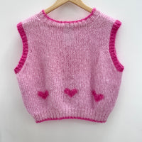 Pink heart vest