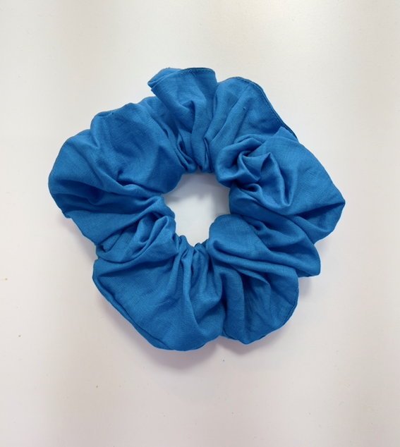 Zero waste linen scrunchies - 4 colours