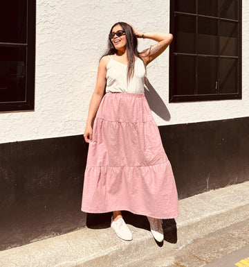 Giselle linen skirt