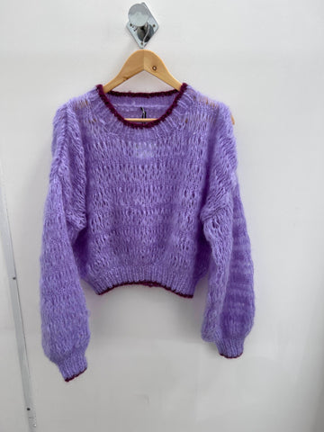 Lilac mohair jumper