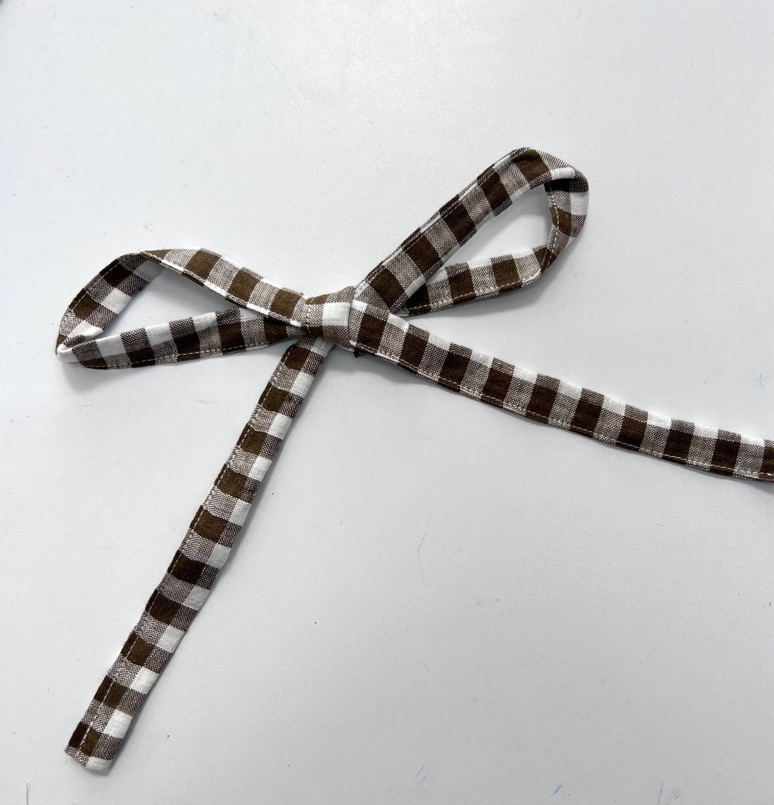 RO hair bows - Olive gingham go