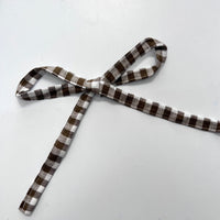 RO hair bows - Olive gingham go
