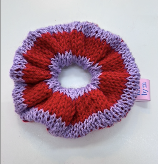 Big knitted scrunchies - 3 colours