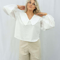 Charlotte blouse with sleeves