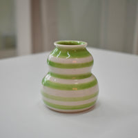 Green bud vase