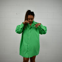 Eva cotton shirt - Parakeet green