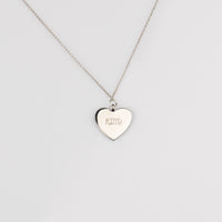 CHANGE OF HEART PENDANT - Polished silver