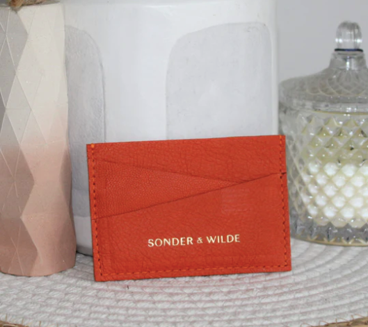 Slim Card Wallet - Orange
